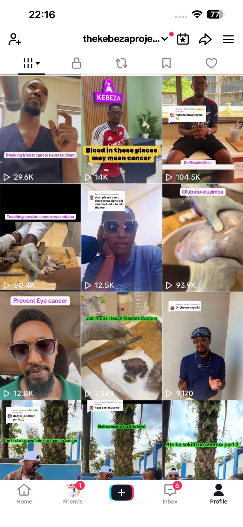 Kebeza Luganda cancer awareness videos